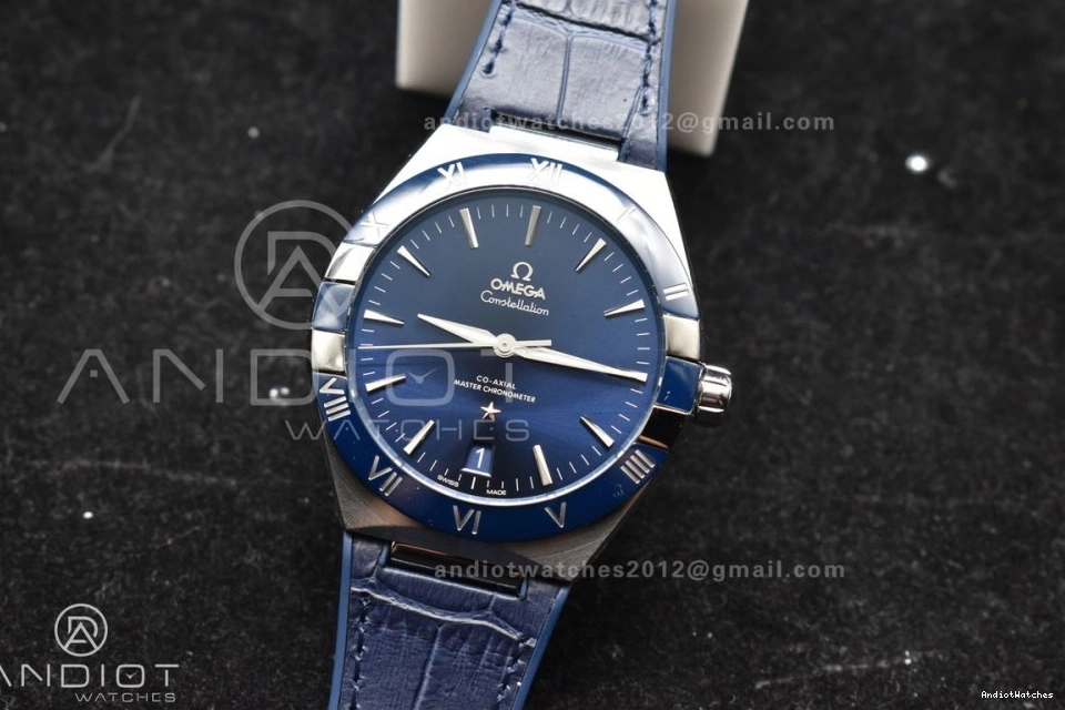 Blue Ceramic A8900 Gummy Blue Strap Super 1:1 Clone VSF Blue Edition Constellation on Dial Breathable Best SS 546 0812